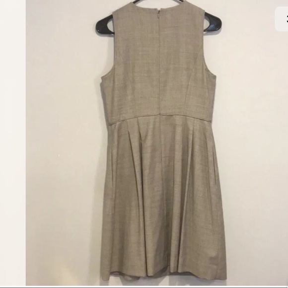 J.CREW A-Line Wool Polyester Spandex Dress 4 Gray - Picture 2 of 4